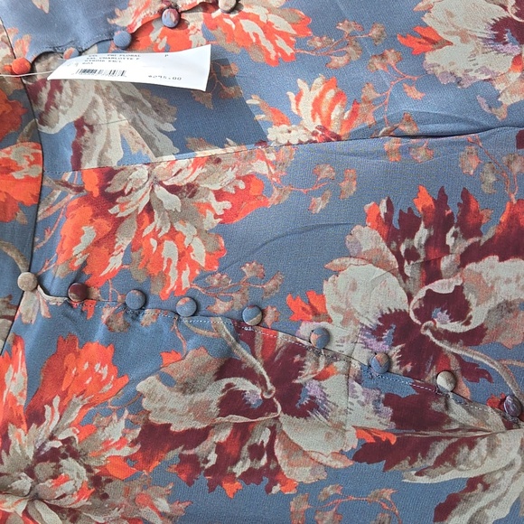 Intermix Charlotte Floral Flare Trousers Size S - Picture 3 of 5